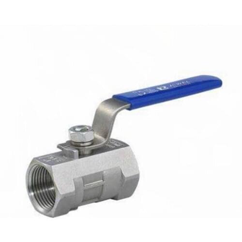 DN80 3" BSP Female 304 Stainless Steel Reducer Port 1-Piece Ball Valve Water Gas Oil 16 Bar 0-80 C