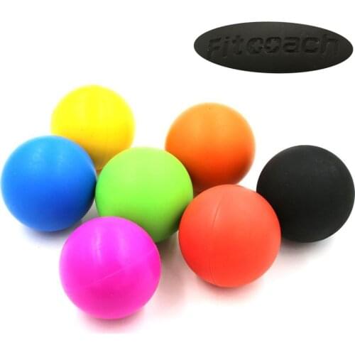 Fitcoach Silicone Ball Lacrosse Balls Trigger Point Massage and Myofascial Release - Good For Stress Therapy , Crossfit Fitness