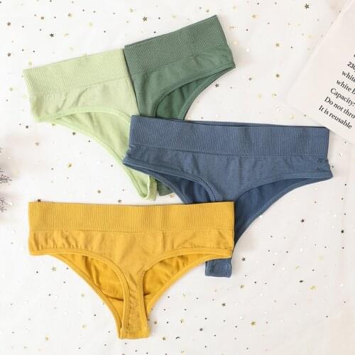 Thongs G-String Women Panties Sexy Lingerie Shapewear Pantys Girls Seamless Underpants Female Intimates Underwear M-XL Design