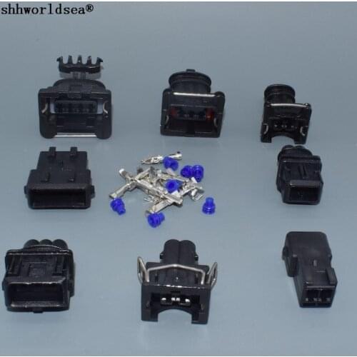 Worldgolden 2,3,4,7P Junior Power Timer 2 pin sealed fuel injector EV1 waterproof connector Ignition Coil Plug 282191-1 282729-1