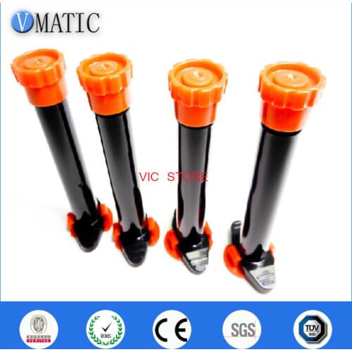 High Quality 10cc/ 10ml UV Black Dispensing Syringe Barrel With Caps/Stopper Piston And End Cover, No Glue Inside