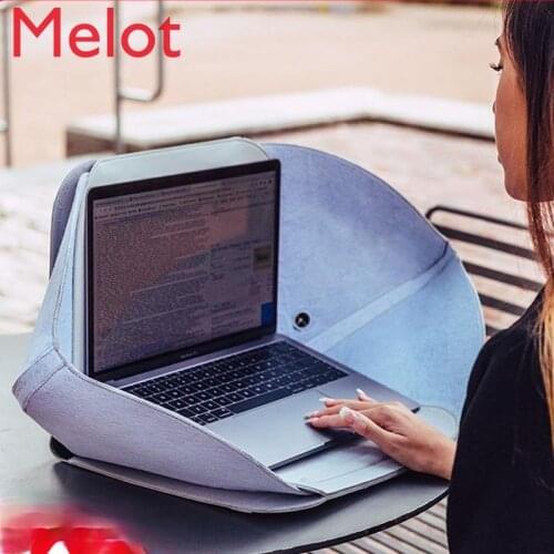 Upscale Portable Personal Outdoor Mobile Office Workstation 13-Inch 15-Inch Laptop Bag Foldable
