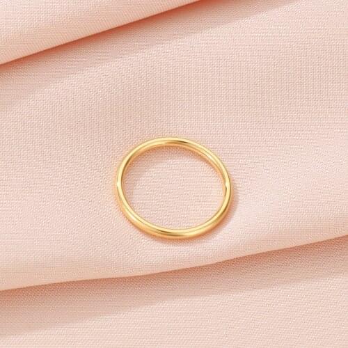 Fashion Multicolor Simple Womens Ring Sweet Couple Rings Trend Jewelry Accessories 2021