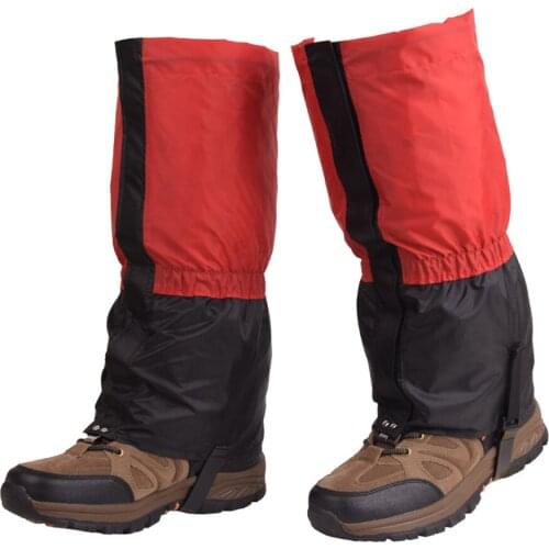 1 Pair Outdoor Mountaineering Skiing Hiking Snow Leg Cover Boot Waterproof Legging Leg Overshoe