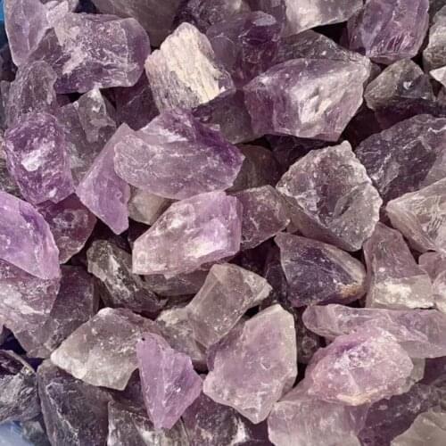100g Natural Crystal Stone Amethyst Irregular Rough Rock Tumbled Crushed Stone Reiki Healing Quartz Crystal Home Decor Crafts