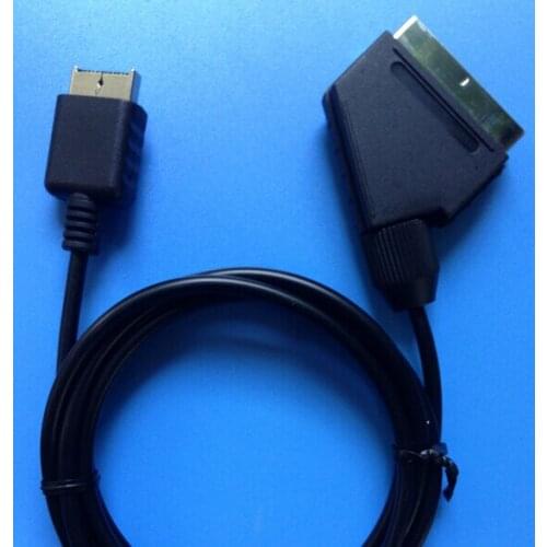 2 PCS New 6FT Scart AV Cable for ps2 console RGB CABLE