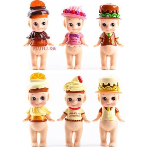 2017 Sonny Angel Chocolate Series Mini PVC Action Figures Toys Dolls 6pcs/set 8cm Sonny Angel Toys For Kids