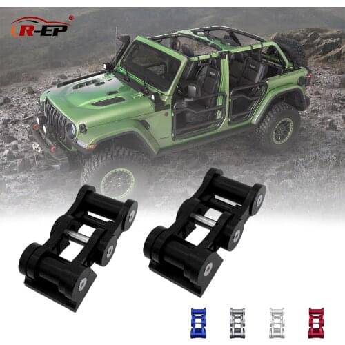 CNC Aluminum Hood Lock Fits for Jeep Wrangler JK 2007-2017 Engine Hood Lock Latch Catch Kit