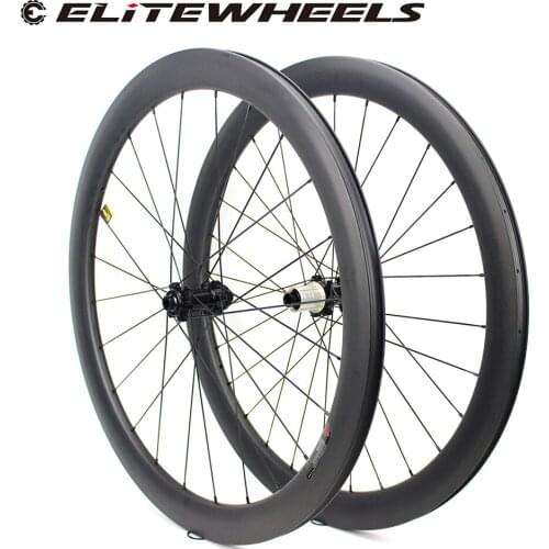 ELITEWHEELS Road Disc Carbon Fiber Gravel Bike Wheelset Cyclocross Wheels Powerway Center Lock Hub CT31 And Pillar 1423 Spoke