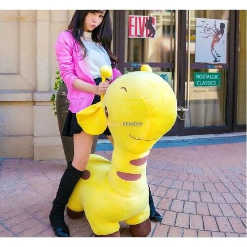 Fancytrader 39'' / 100cm Jumbo Big Plush Stuffed Giant Animal Giraffe Toy, Nice Gift For Kids and Friends, Free Shipping FT50850