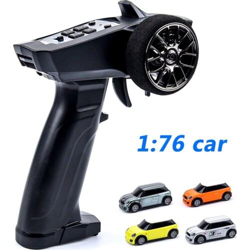 Turbo Racing 1:76 RC Car Mini Full Proportional VT System Electronic Race Car 91803G remote controller Toys For Kids and Adults