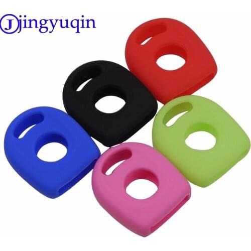 Jingyuqin 10p car key Silicone cover case For Volkswagen B5 Passat Golf Phaeton Rabbit GTI Beetle Polo Bora Trans Rubber Protect