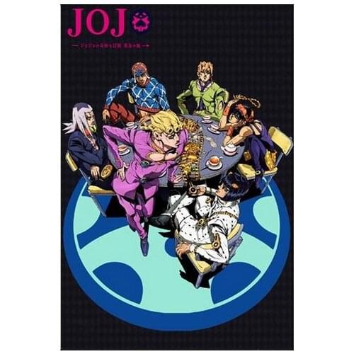 JoJo s Bizarre Adventure Action Japan Anime Art Print Silk Poster Home Wall Decor 24x36inch