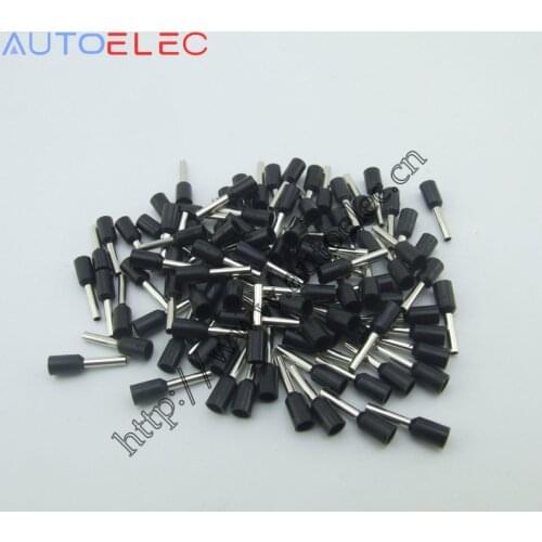 100PCS E0508 AWG#22 Ferrule Copper Terminal Cord End VE0508 Tube Insulated terminals 0.5mm2 Cable Wire Terminals 8mm length