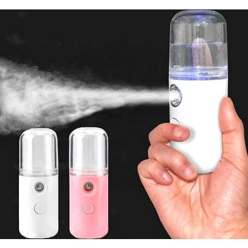 Nano facial Sprayer USB Nebulizer Face steamer Humidifier Hydrating Anti-aging Wrinkle Women Beauty Skin Care Tools Santitizer