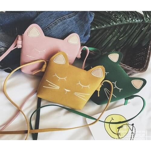 New cute princess Messenger bag girls mini bag cat baby shoulder bag bolso hombre bandoleraNB229