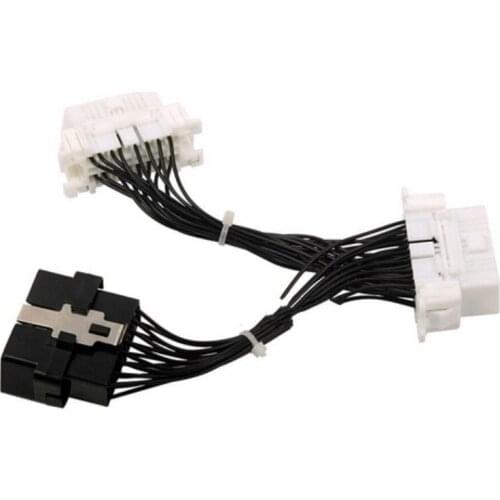 OBD one split two extension line OBD2 one drag two electronic harness is suitable for Toyota and Nissan
