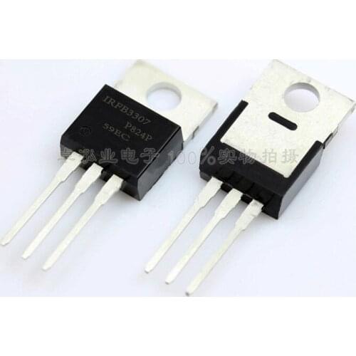 100% nuevo 10 pcs/lote MOSFET IRFB3307PBF IRFB3307 IRFB3306PBF IRFB3306 IRFB3077PBF IRFB3077 TO-220 Transistor original