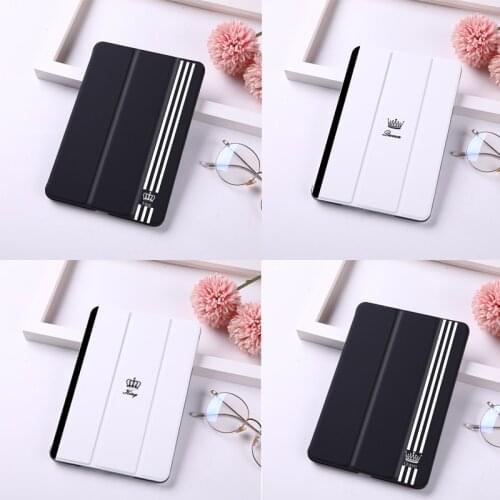 Luxury Love King Queen Magnet Flip Cover For Apple iPad Mini 5 Case For iPad Mini 2 3 4 PU Leather Tablet Folding Folio Case
