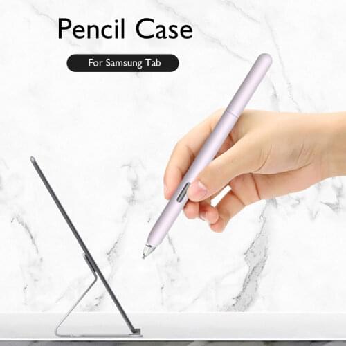 Silicone Compatible Pencil Case Compatible Tablet Touch Pen Stylus For Samsung Galaxy Tab S6/S6 Lite/S7 S-Pen Soft Protective