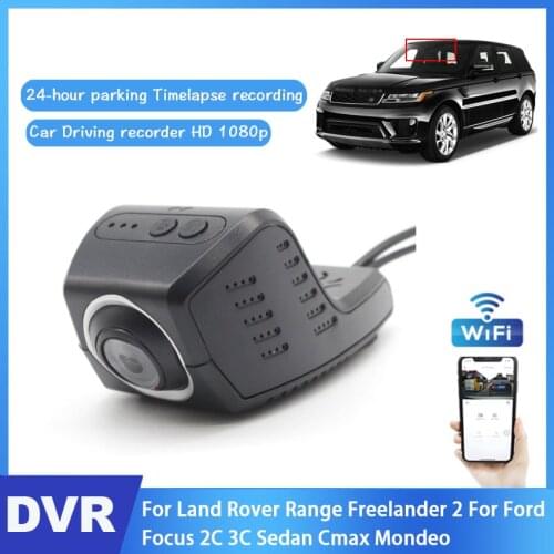 HD Wifi Hidden Car DVR Dash cam Camera Video Recorder For Land Rover Range Freelander 2 For Ford Focus 2C 3C Sedan Cmax Mondeo