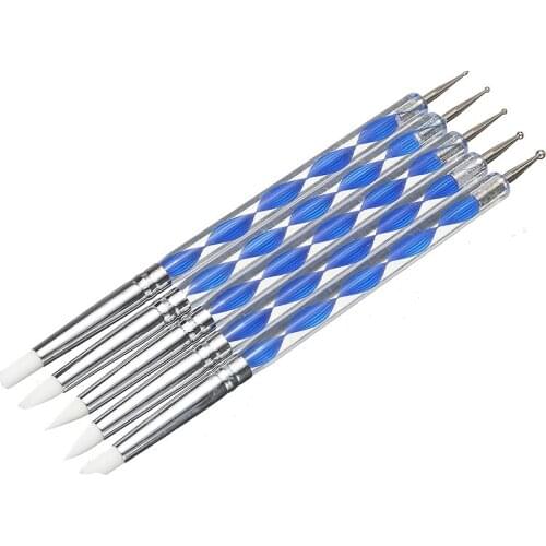 High Quality Durable 5Pcs/set Clay Sculpting Wax Carving Pottery Tool Shapers Polymer Acrylic Modeling Pen