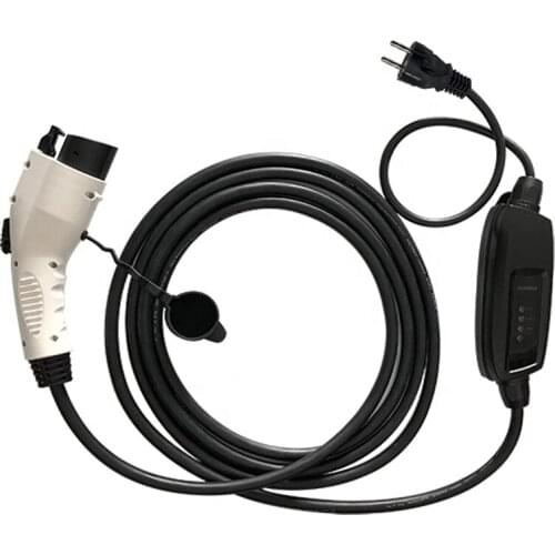 Type 1 J1772 ev charger 16A Dousida EVSE Charger with schuko ev plug