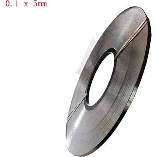 0.1 x 5mm 1KG 18650 Battery Spot Welding Machine Welder Equipment Nickel Plated Steel Strap Strip Sheets