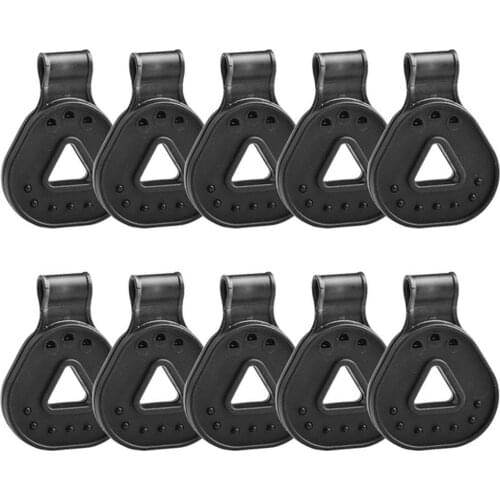 10pcs Sunshade Net Clip Garden Tools Greenhouse Shade Cloth Fix Clamp Plastic Grommet Fence Netting Installation Hook