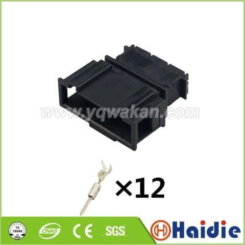 2sets auto 12pin wire electric housing plug 6Q0 972 736 plastic automotive connector 6Q0972736