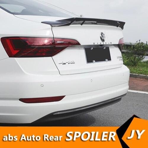For Volkswagen Je tta Spoiler Rk 2019-2020 Sagitar spoiler High Quality ABS Material Car Rear Wing Primer Color Rear Spoiler
