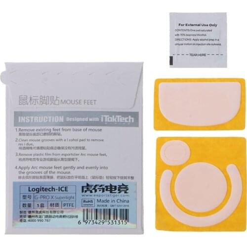 Esports Tiger ICE Mouse Skates Feet for logitech G Pro X Superlight Mouse Glides P9YE