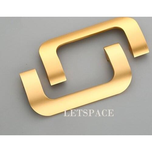 European high-top diamond door handle Modern simple wooden door pulls Sliding door zinc alloy handles Conference room pull 210mm