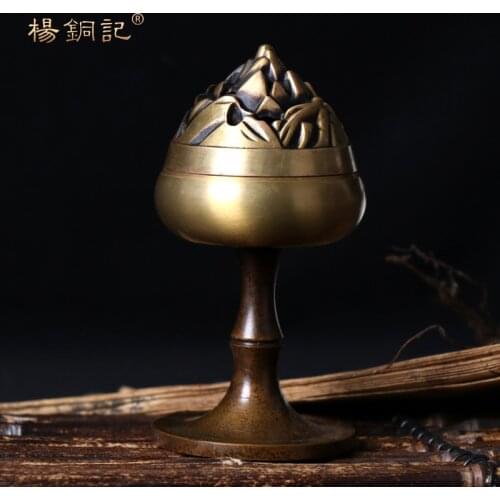 Lotus Incense Burner Holder Aroma Lamp Gothic Decor Incense Stick Holder Vaper Smoke Quemador De Incienso Wax Burner BA6