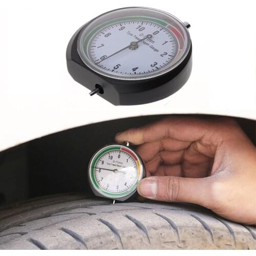 Car Tyre Tire Tread Depth Gauge Meter Measurer Caliper Thickness Gauge Monitor Wheel Measure Device Tool for Motor car Truck Bus