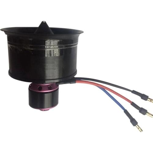 POWERFUN 50mm 11 Blades Ducted Fan EDF Unit with 3S D2627 Brushless Motor for RC Airplane