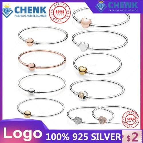 CCHENK 925 Classic round button Bracelet For Jewelry Making Diy Stone For Momen Charms For Jewelry Making Bulk
