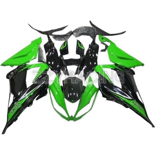 Injection Fairings Kits for Kawasaki ZX6R 2013 - 2018 Year ZX-6R 13 - 18 Complete ABS Plastic Motorcycle Body Kit Green Black