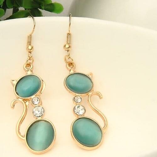 2016 Hot Korean zinc alloy crystal fashion earrings earrings jewelry lovely temperament long section Z--007