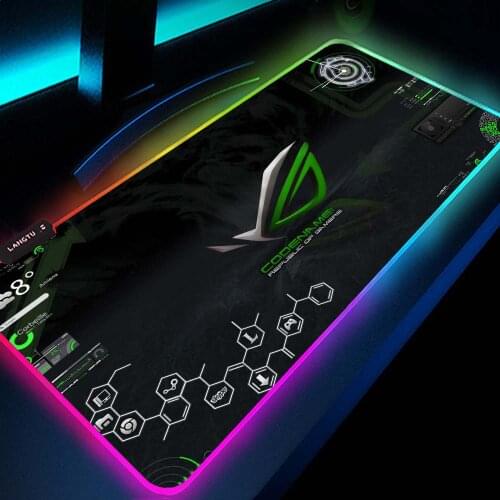Laptop Gamer Asus Mousepad Rog Gaming Mat Rgb Table Games Logo Large Mouse Pad Mats with Backlight Play Mat Republic of Gamers