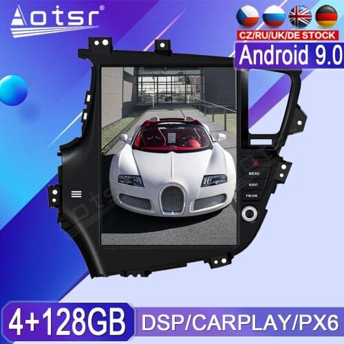 For Kia Optima/Kia K5 Android Radio tape recorder 2010 - 2013 Car Multimedia Player Stereo head unit PX6 Tesla GPS Navi No 2din