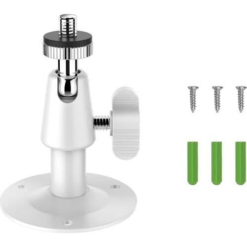 Security Wall Mount Sensor Metal Security Camera Bracket Indoor Mount Bracket 360 Degree Rotation JR Deals