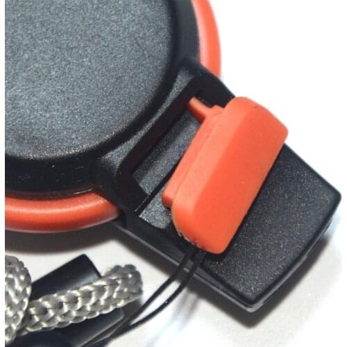Multifunction 7 in1 Outdoor Survival Whistle Keychain with Compass Magnifier L9BD