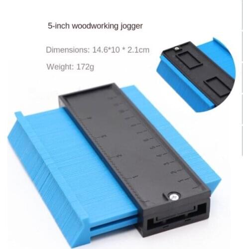Multi-function woodworking tool, irregular contour gauge, radian ruler, contour gauge and shaper