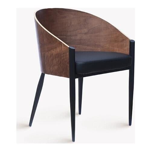 Fashion iron foot chair creative furniture chair Simple metal chair modern dining chair