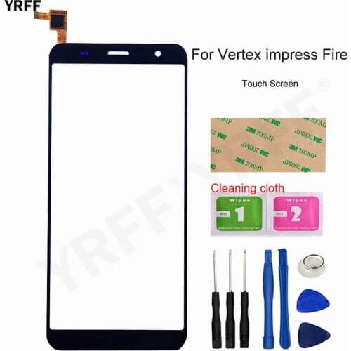 New Touch For Vertex impress Fire Touch Screen Digitizer 5.7'' inch Touch Front Glass Panel Sensor Phone Assembly Parts