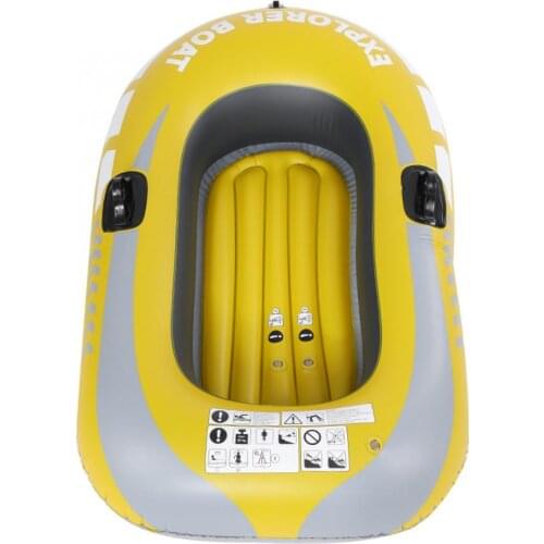 PVC Inflatable Kayak Canoe 1 Person Rowing Air Boat Fishing Drifting Diving pvc boat Fishing Boat Inflatable Kayak