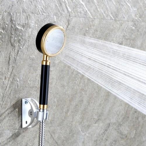 Handheld Shower Spray High Pressure Water Saving Space Aluminum Adjustable Bath Shower Jets for Bathroom