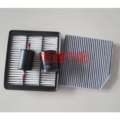 Cabin filter + air filter +oil + fuel filter for 2014 great wall Hover h2 1.5T OEM:1109110XSZ08A C1186-40250 MD135737 96335719