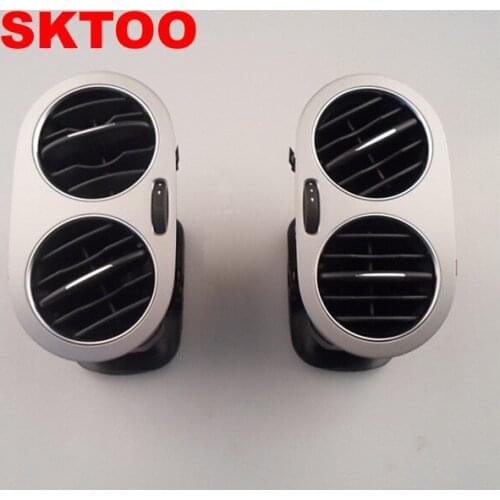 SKTOO For 2013-2015 Volkswagen Tiguan main copilot air conditioning vent outlet(left side and right side)